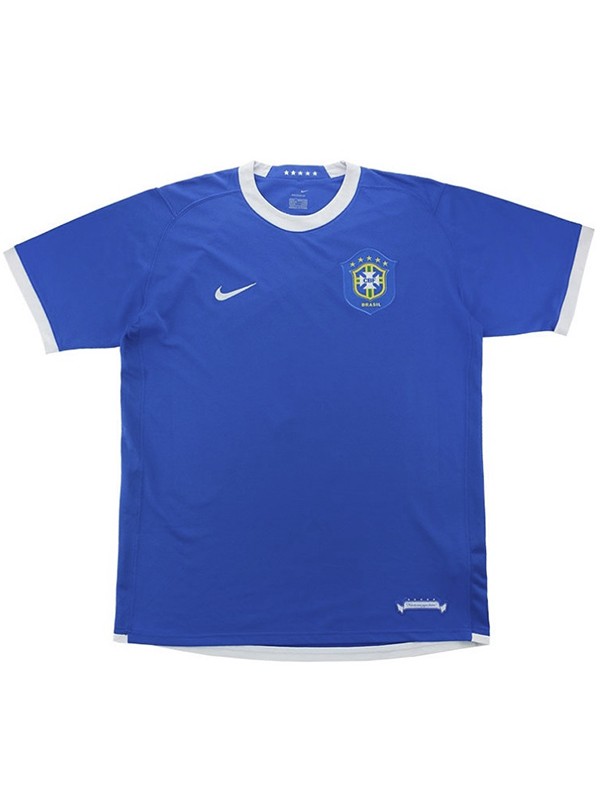 Brazil seconda maglia da calcio da uomo divisa da calcio retrò maglia da trasferta 2006